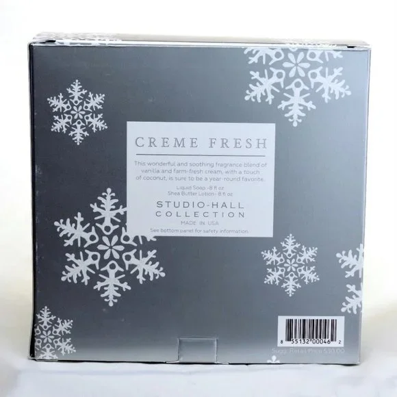 Studio Hall Creme Fresh Liquid Hand Soap & Shea Butter Lotion Set 8 oz ea New - Picture 2 of 3